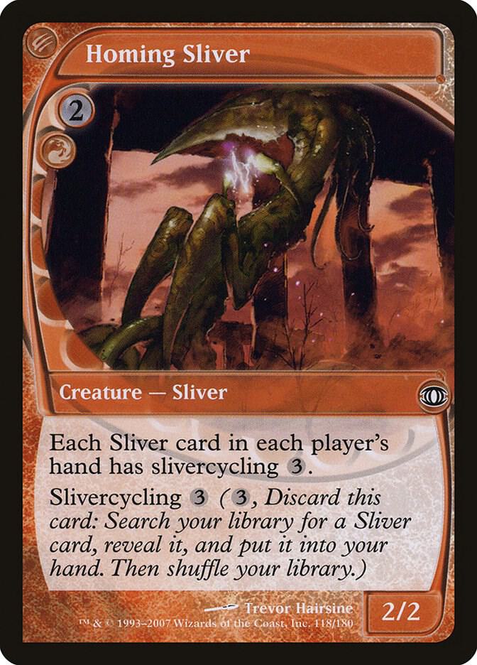 every sliver card mtg Virulent Sliver (Extended Art) (Step-and-Compleat Foil) [Secret Lair D main image 1