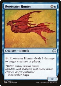Rootwater Hunter - Duel Decks: Merfolk vs. Goblins - Magic: The Gathering card
