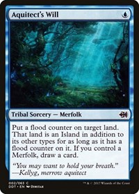 Aquitect's Will - Duel Decks: Merfolk vs. Goblins - Magic: The Gathering card