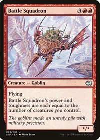 Battle Squadron - Duel Decks: Merfolk vs. Goblins - Magic: The Gathering card
