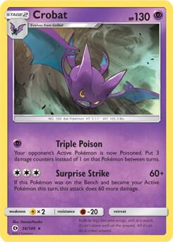 Crobat - 56/149 (Prerelease Kit Exclusive) 056/149 from Deck Exclusives