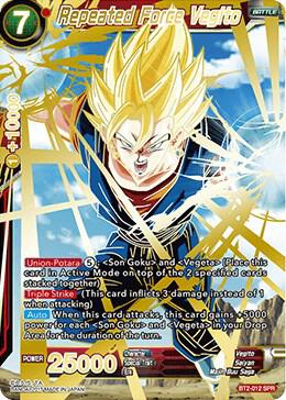 Dragon Ball Super Trading Card Game Power Absorbed Super Rare SS Vegito, Overwhelming Might Bt20-099