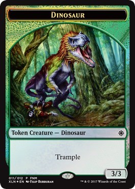 Dinosaur Treasure Double Sided Token