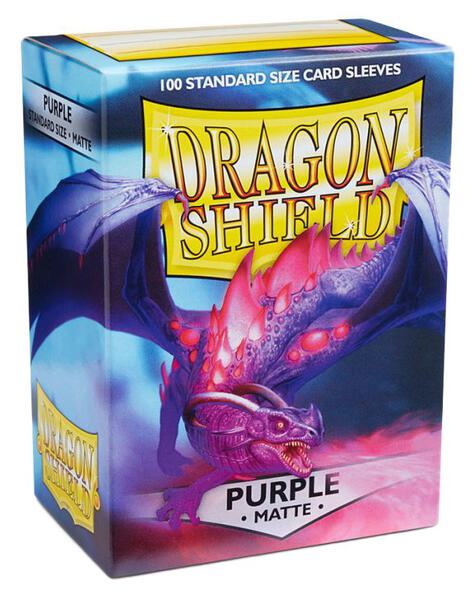 Dragon Shield Matte Sleeves - Purple (100-Pack) - Dragon Shield