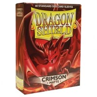 Dragon Shield Matte Sleeves - Crimson (60-Pack) · Dragon Shield Card Sleeves