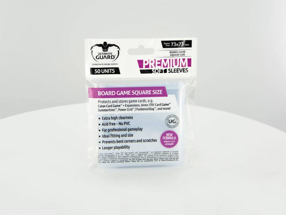 Gloss Sleeve - Premium Soft Sleeves for Board Game Cards Square (50-Pack) -  Ultimate Guard Card Sleeves - Card Sleeves - TCGplayer.com