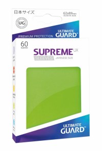 Gloss Sleeve - Supreme UX Sleeves Japanese Light Green (60-Pack) · Ultimate Guard Card Sleeves
