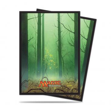 forest card sleeves Ryker a few are even 50 microns Mana 5 Forest Standard Deck