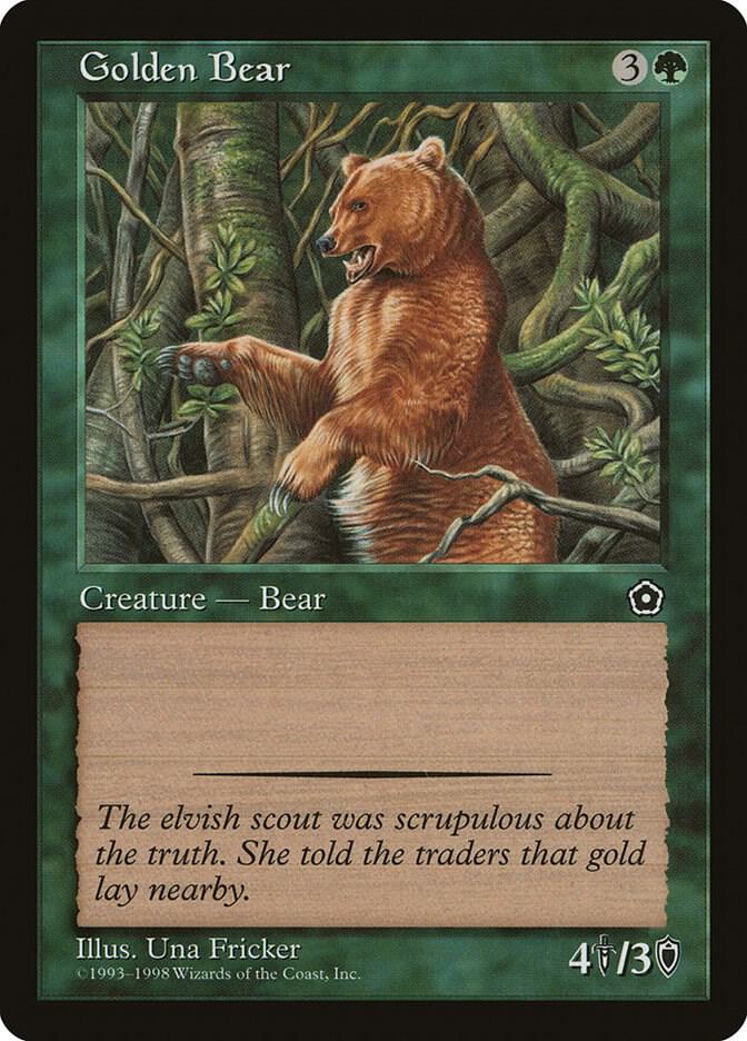Golden Bear - Portal Second Age - Magic: The Gathering - TCGplayer.com