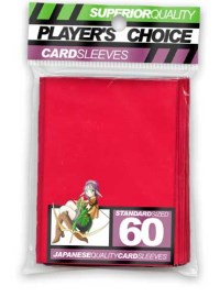 Player's Choice Card Sleeves Player's Choice Standard Card Sleeves - Red (60-Pack)