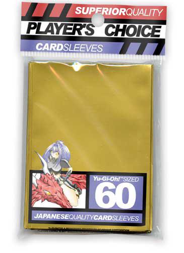 Player's Choice Yu-Gi-Oh! Card Sleeves - Gold (60-Pack) Player's Choice Yu-Gi-Oh! Card Sleeves - Gold (60-Pack)