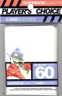 Player's Choice Card Sleeves Player's Choice Yu-Gi-Oh! Card Sleeves - White (60-Pack)