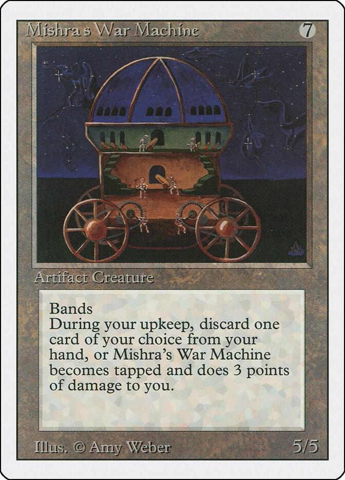 MTG Amy Weber アーティストプルーフ　ミシュラの戦争機械　日本語 Mishra's War Machine - Revised Edition - Magic: The Gathering