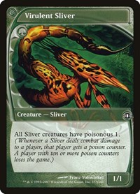 Virulent Sliver - Future Sight - Magic: The Gathering card