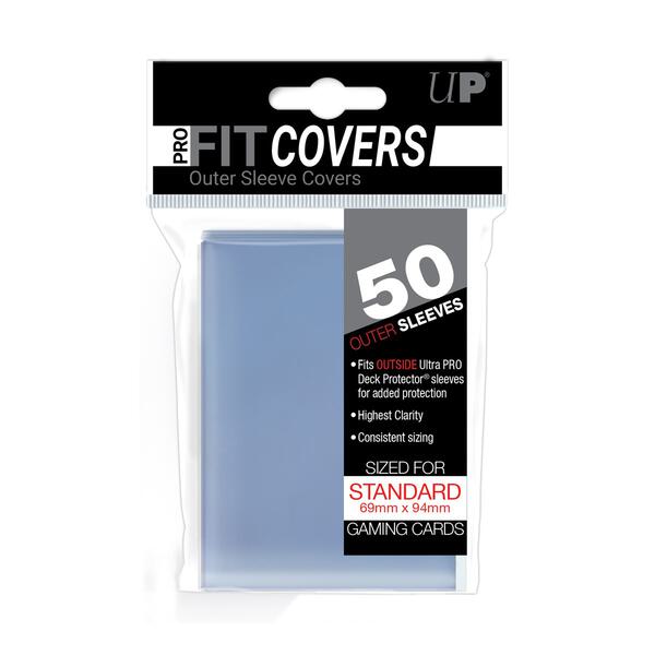 ultra pro card sleeves clear Ultra Pro Gloss Clear Standard Deck Protector Sleeves (100) main image 1