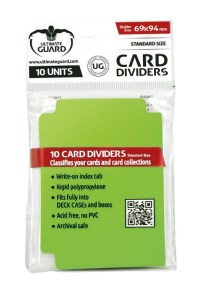Card Dividers Standard - Light Green (10-Pack) · Ultimate Guard Card Dividers