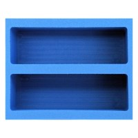 Collectible Card Foam 2-Row Max Capacity Tray - Small (w/ 6 dividers) (Classic B · Pirate Lab Card Case Foam Inserts
