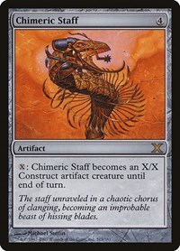 Chimeric Staff - 10th Edition - Magic: The Gathering card