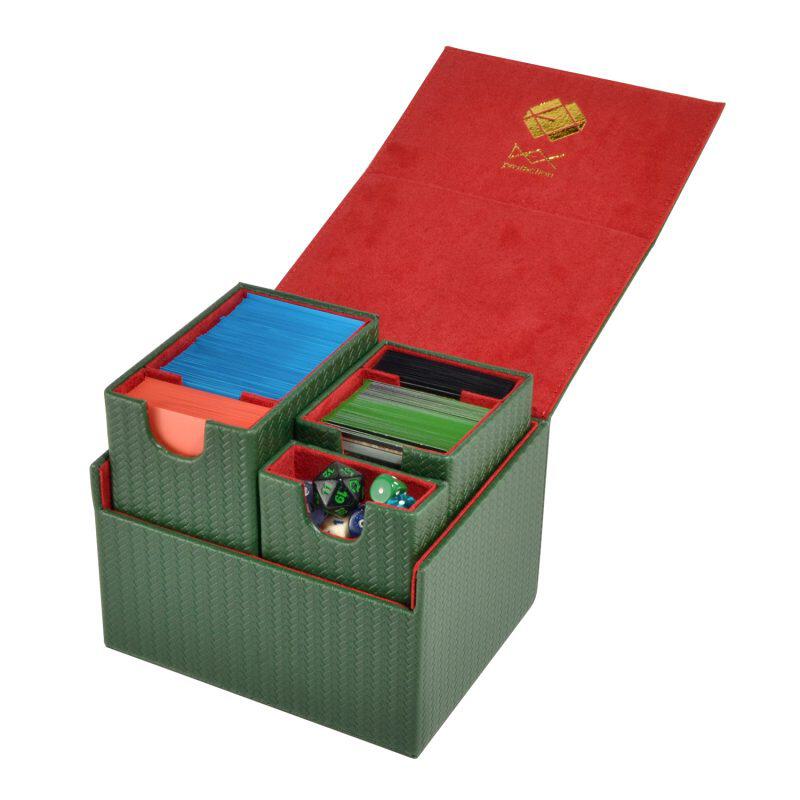 Proline Deckbox Large Green Dex Protection Deck Boxes Deck Boxes