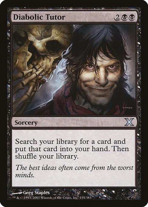 Diabolic Tutor - 10th Edition - Magic: The Gathering - TCGplayer.com