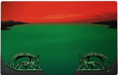 Dragon Shield Playmat - Red Zone