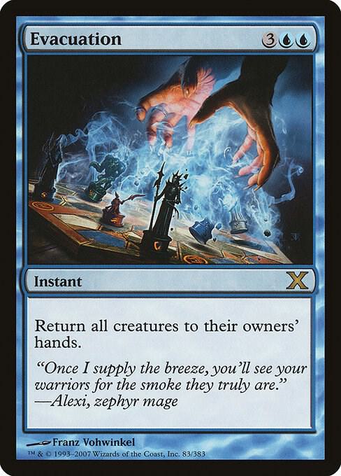 Evacuación MTG - Tenth Edition #83 (Español) | Magic: The Gathering