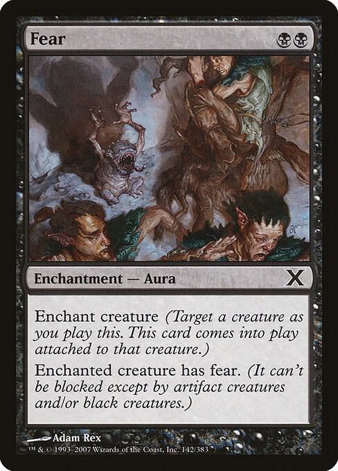 Fear - 10th Edition - Magic: The Gathering - TCGplayer.com