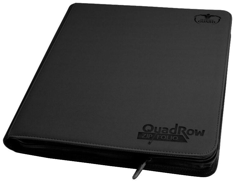 Binder - 12-Pocket QuadRow ZipFolio XenoSkin - Black - Ultimate