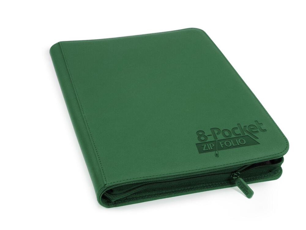 Binder - 8-Pocket ZipFolio XenoSkin - Green - Ultimate Guard