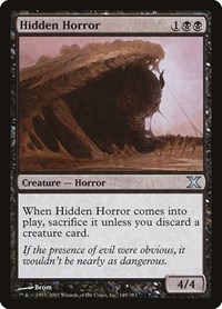 Hidden Horror - 10th Edition - Magic: The Gathering card