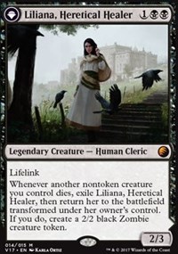 Liliana, Heretical Healer - From the Vault: Transform - Magic: The Gathering card