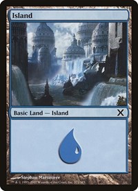 Island (371) - 10th Edition - Magic: The Gathering card