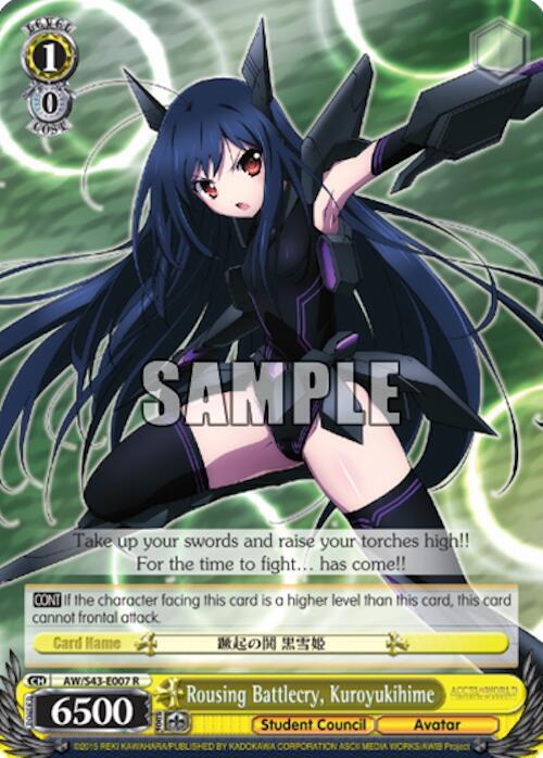 Rousing Battlecry, Kuroyukihime