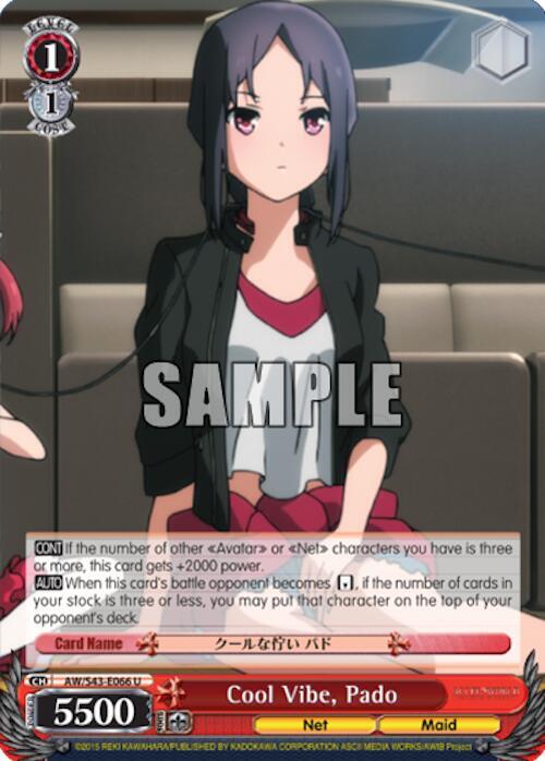 Cool Vibe, Pado - Accel World -Infinite Burst- - Weiss Schwarz