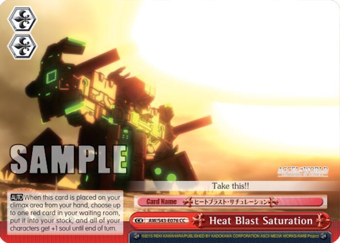 Heat Blast Saturation