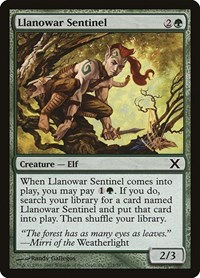 Llanowar Sentinel - 10th Edition - Magic: The Gathering card