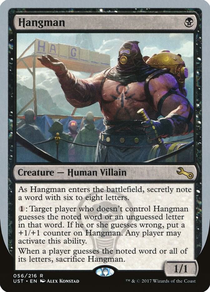 Hangman - Unstable - Magic: The Gathering