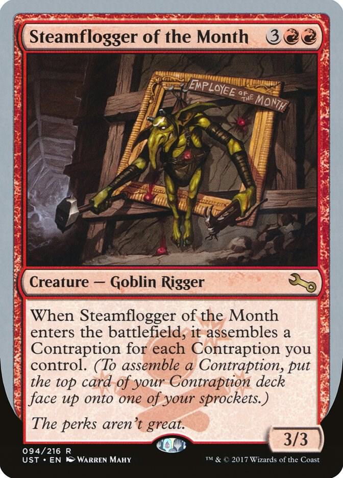 Steamflogger of the Month 94 card