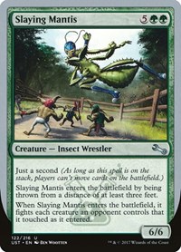 Slaying Mantis - Unstable - Magic: The Gathering card