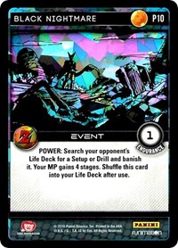 Black Nightmare (Awakening) - Dragon Ball Z Panini Promo Cards trading card