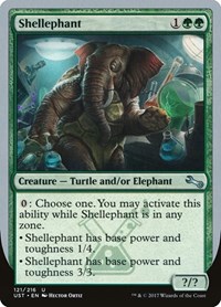 Shellephant - Unstable - Magic: The Gathering card