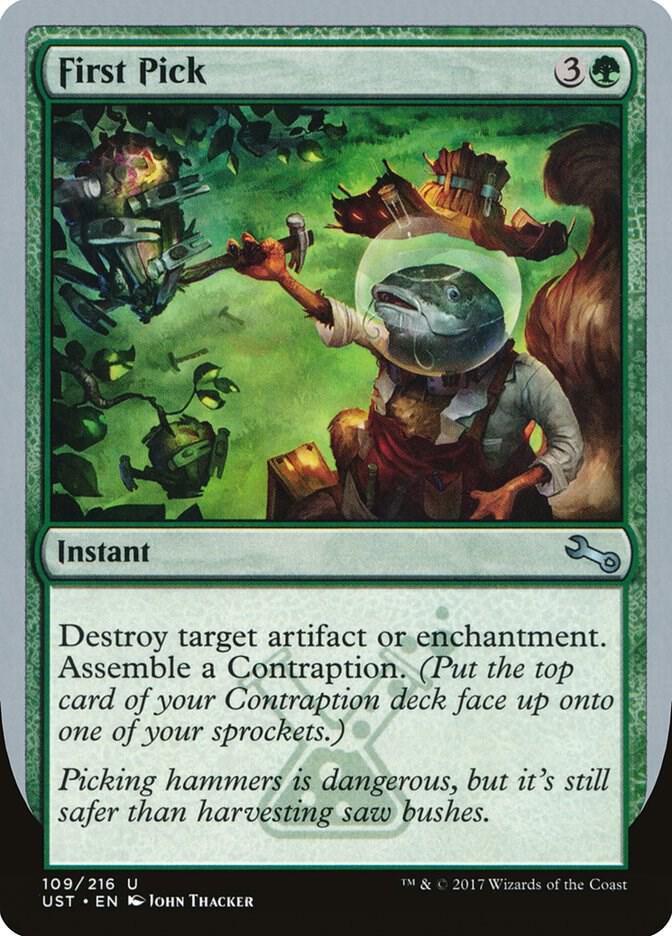 First Pick 109 card