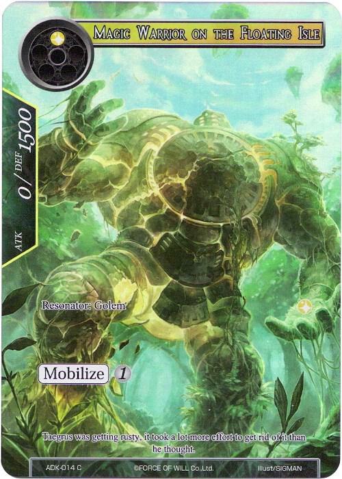 Magic Warrior on the Floating Isle (Full Art)