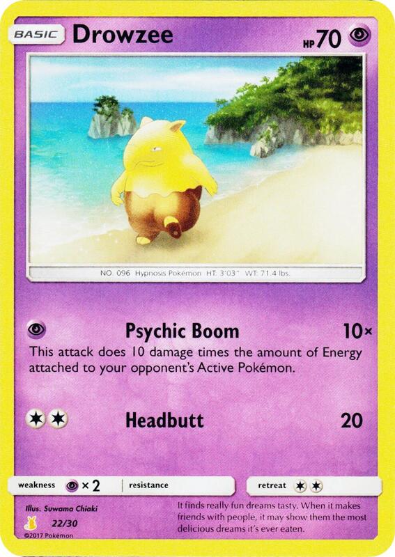 Drowzee 22/30 from SM Trainer Kit: Lycanroc & Alolan Raichu