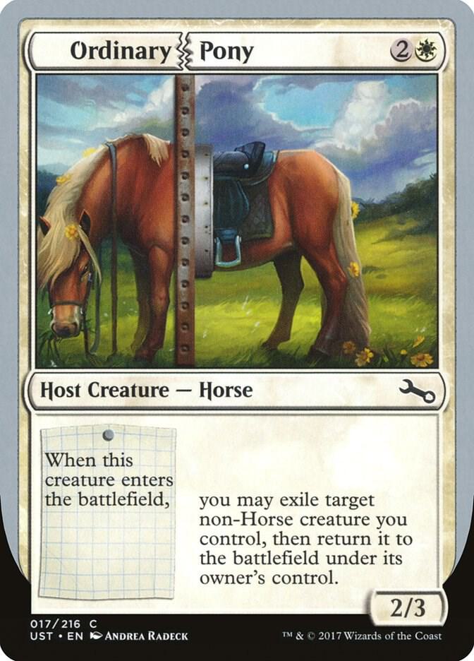 Ordinary Pony - Unstable - Magic: The Gathering - TCGplayer.com