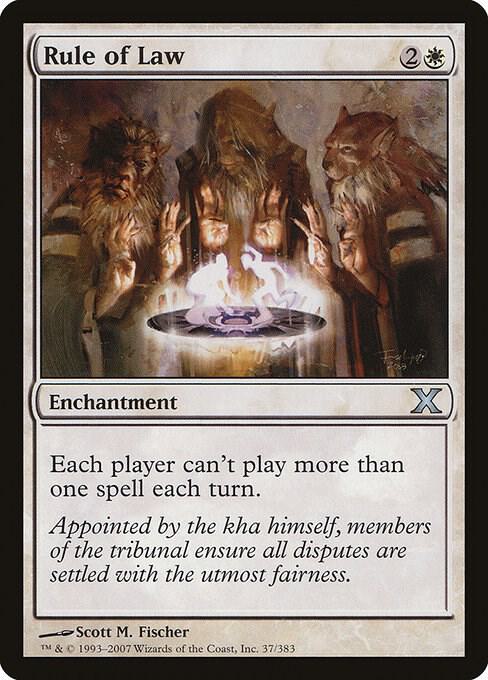 Rule of Law - 10th Edition - Magic: The Gathering - TCGplayer.com Rule of Law - 10th Edition - Magic: The Gathering - TCGplayer.com