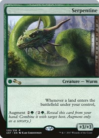 Serpentine - Unstable - Magic: The Gathering card
