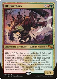 Ol' Buzzbark - Unstable - Magic: The Gathering card