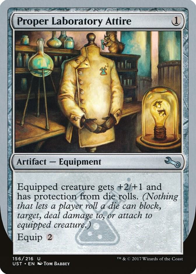 Proper Laboratory Attire 156 card