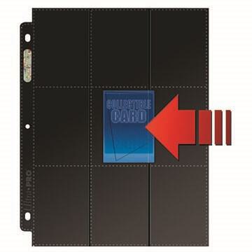 Clear 9-pocket pages 50ct